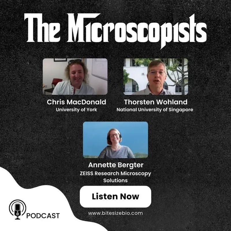 The Microscopists podcast episode on fluorescence correlation spectroscopy featuring Thorsten Wohland