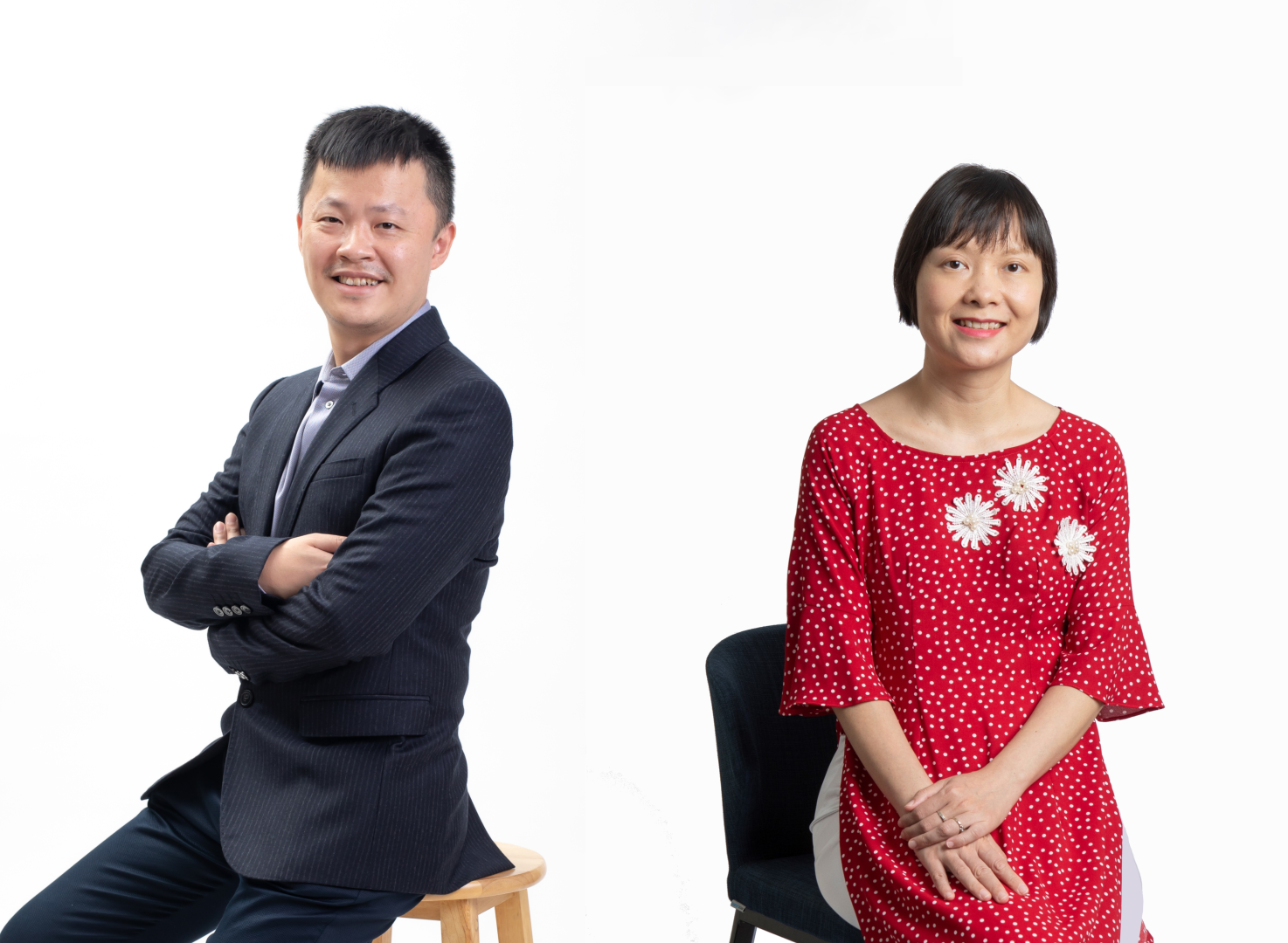 Team Alumni Award (2021): Dr Shi Jiahai and Dr Le Thi Nguyet Minh, Co-Founders, Carmine Therapeutics